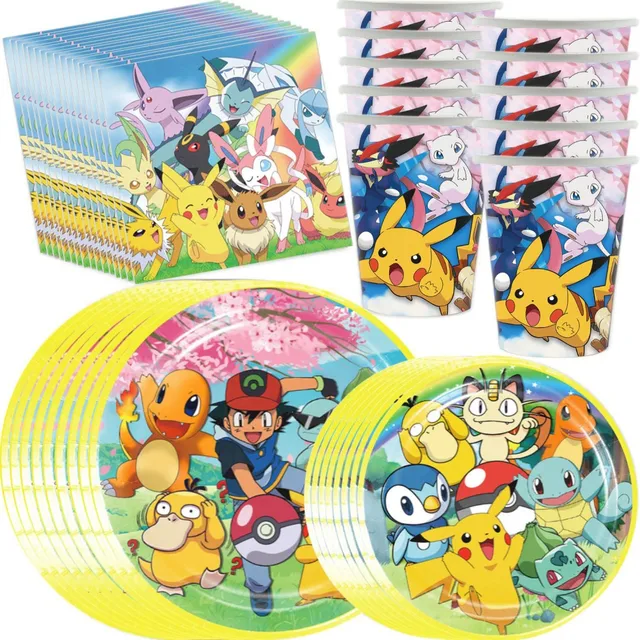 Pikachu Birthday Party Decorations Set