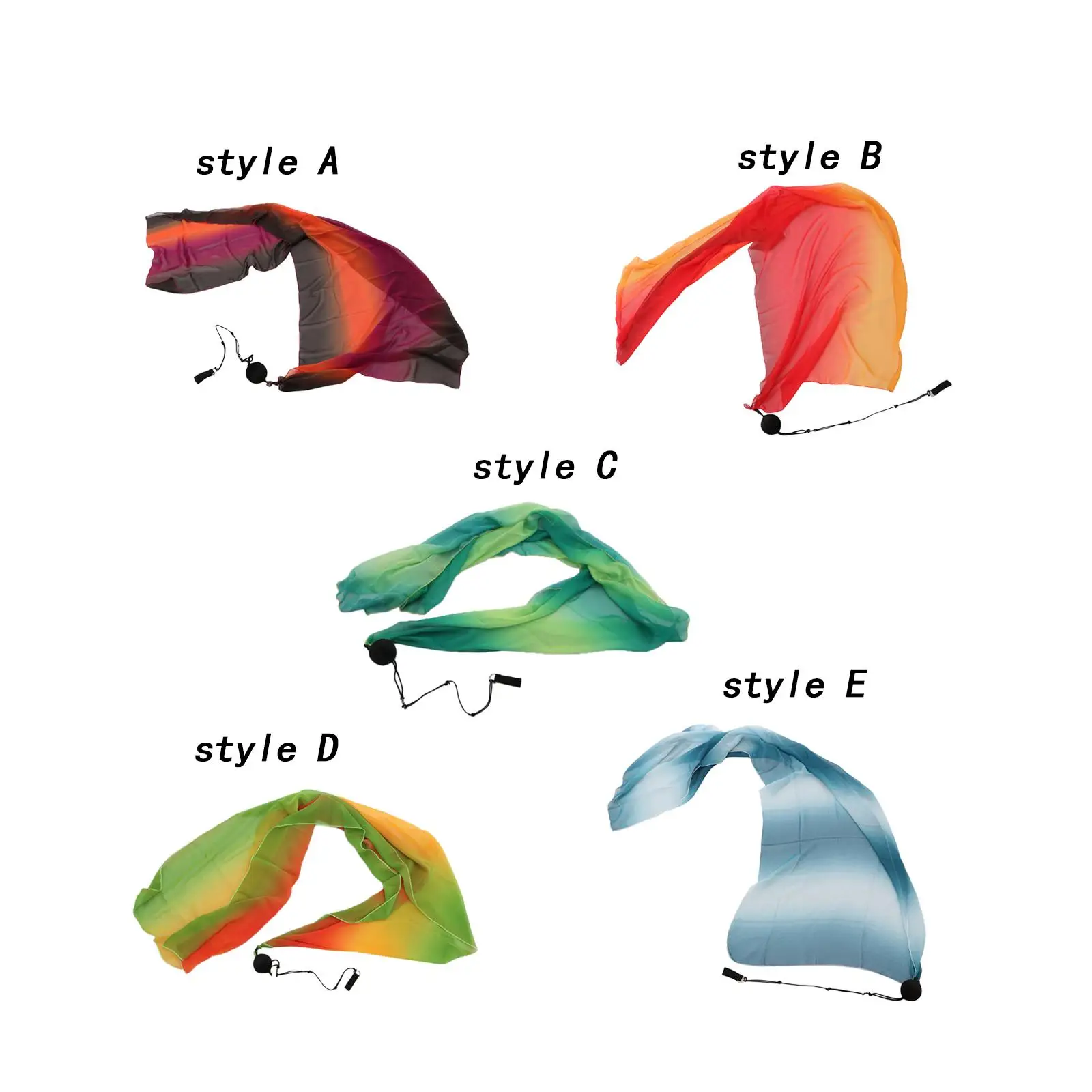 

Набор из шара и шарфа для танца живота, регулируемого шнура