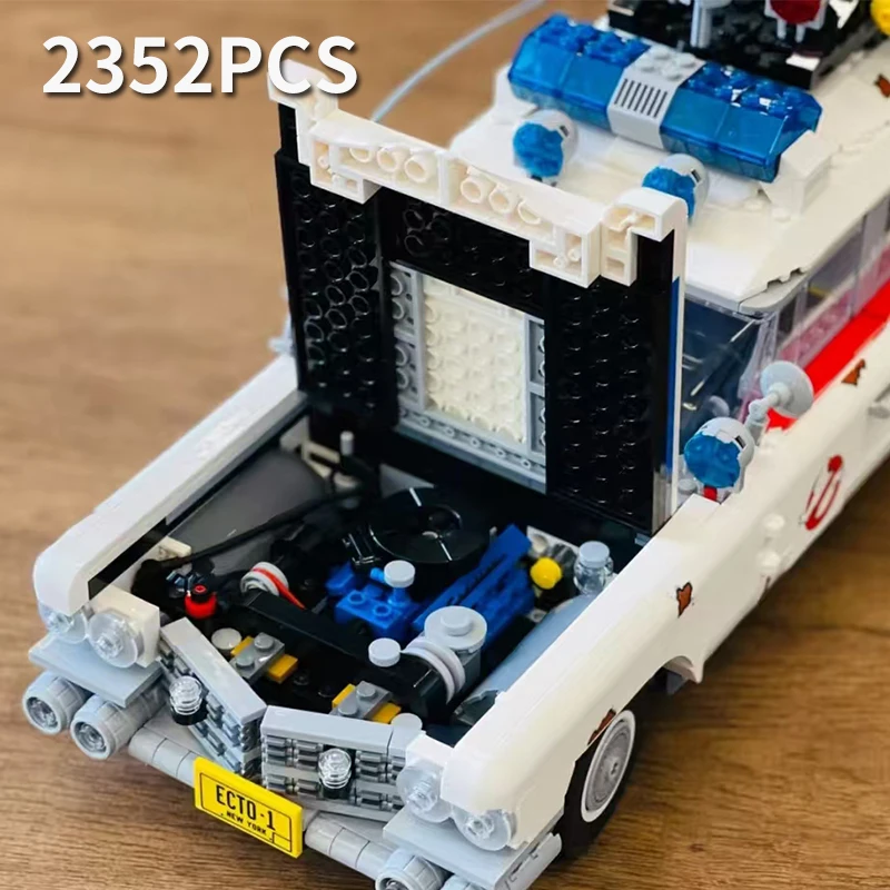 2026 새로운 고스트버스터즈 Ecto1 자동차 빌딩 블록 모델 장난감 세트 성인용 어린이 할로윈 크리스마스 선물 MOC 10274