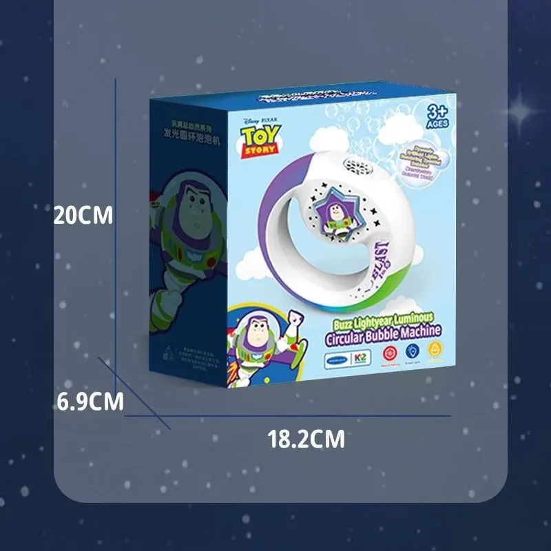 오리지널 디즈니 인어공주 버즈 라이트이어 토이 스토리 버블 장난감(음악과 조명 포함)