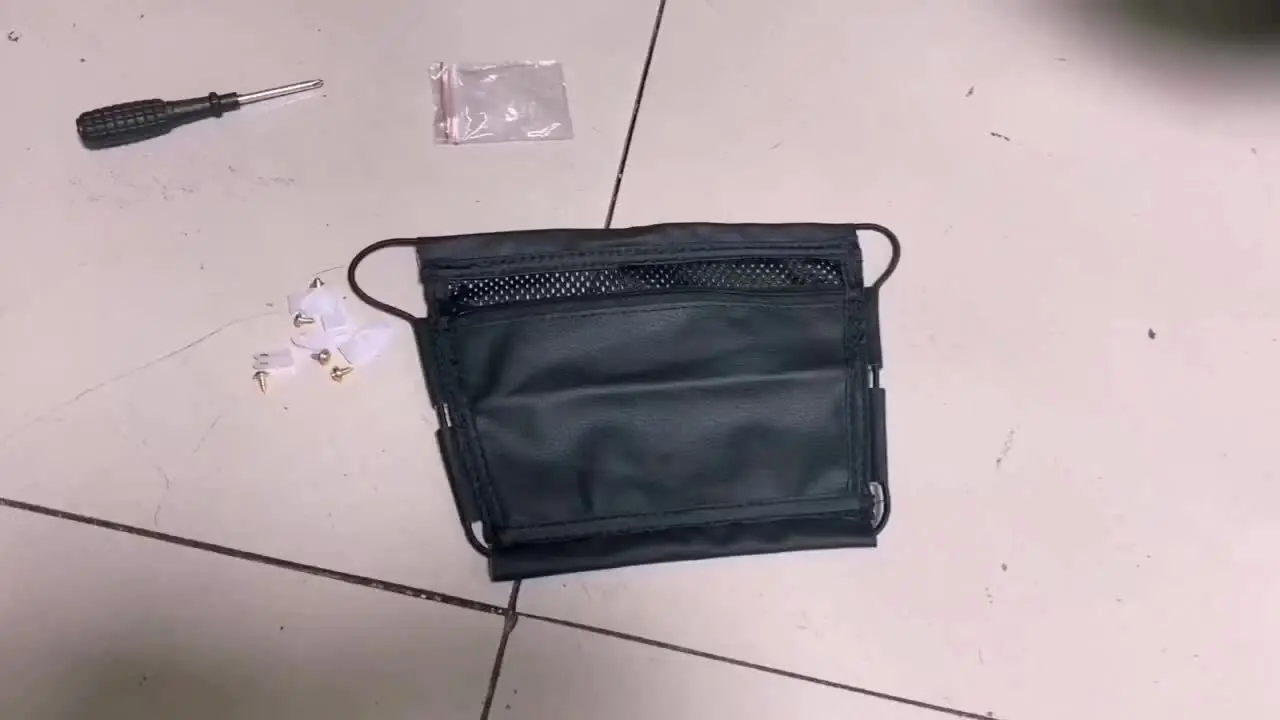 Sacoche De Guidon Moto Kappa LH208 Noir 2,5 Litres Vente En Ligne