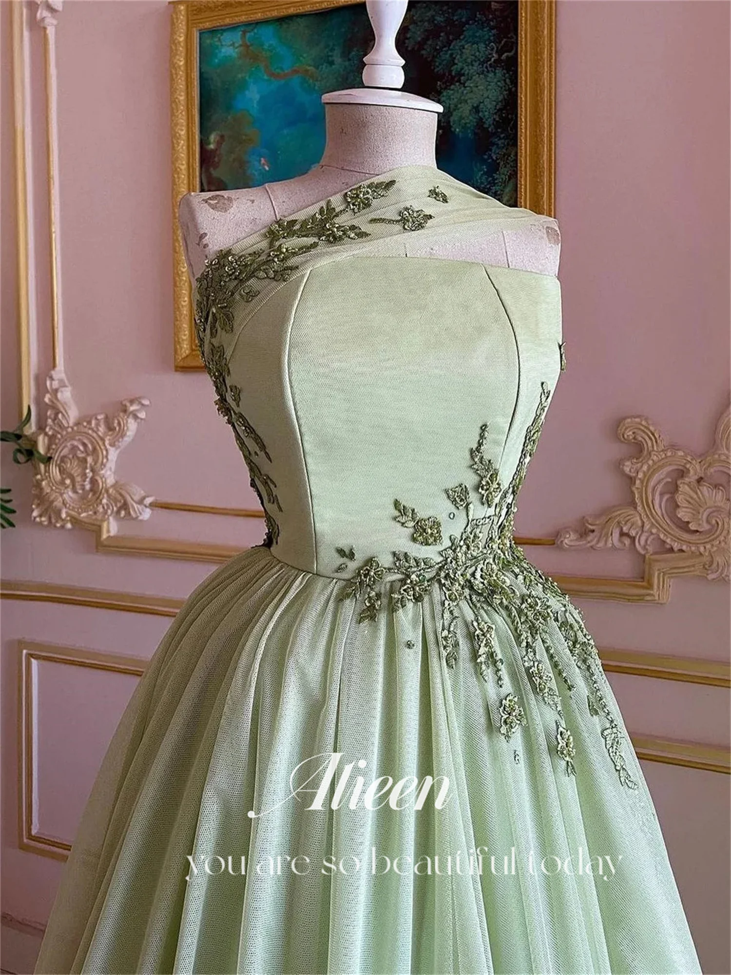 Рисунок 4 - Aileen зеленое кружевное аппликационное