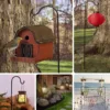 1pc Shepherd Hooks Thick Adjustable Rust Resistant Shepards Hooks For Outdoor Solar Lights, Lanterns, Flower Basket, Bird Feeder 3