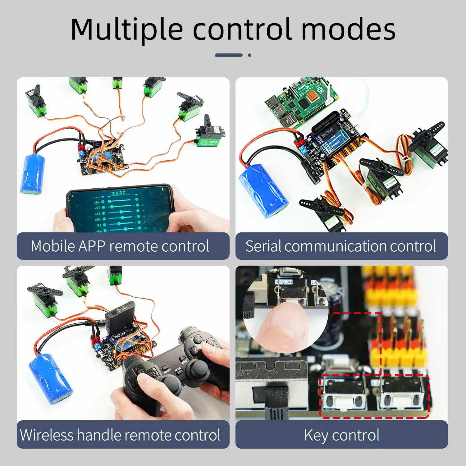 24 canali PWM Robot Servo sensore regolatore di velocità velocità regolabile motore cc scheda di espansione Open Source per progetti fai da te - immagine 4