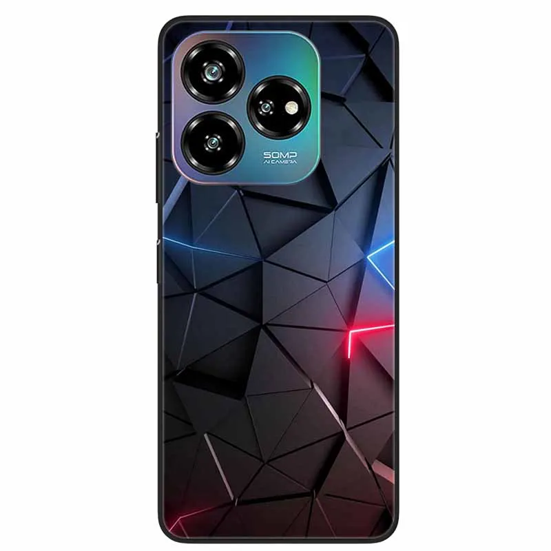 ZTE Blade V60 Design Black Soft TPU Silicone Back Cover - Sleek Protective Phone Case