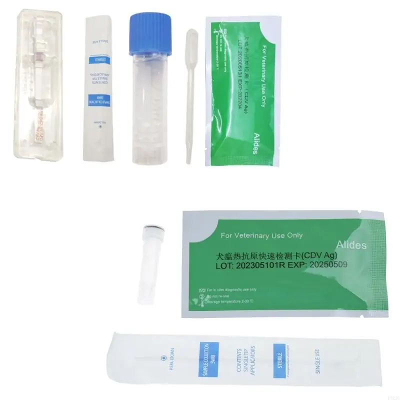 P82C 20pcs CPV CDV FPV TOXO CCV Test for Dogs or Cats Test Kits for Detecting Harmful Internal Parasites and Worm in Your Pet