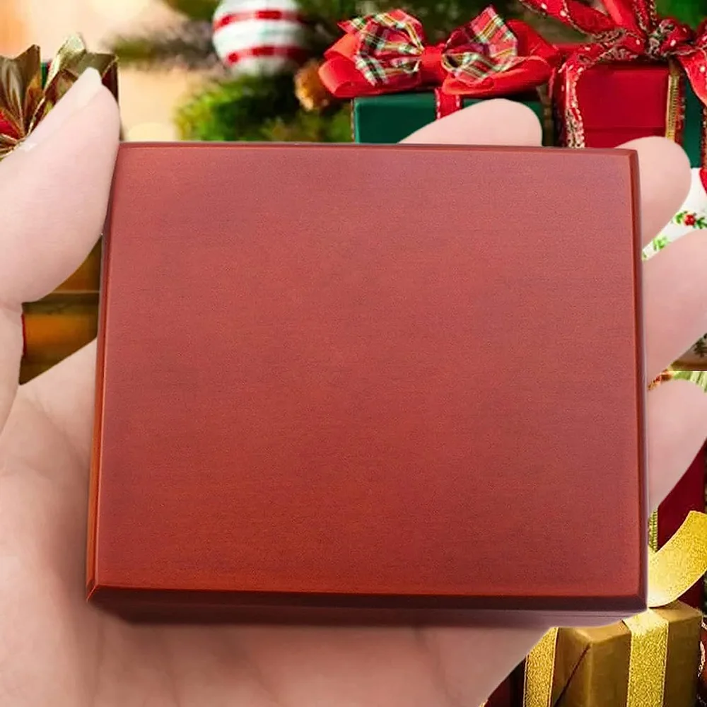 Sinzyo Chanson Du Toreador Music Box Vintage Wood Musical Boxs Gift for Valentine's Day Christmas Day Red Mirror wood Box