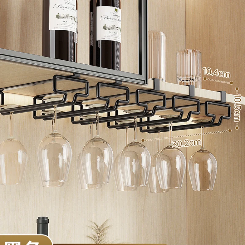 Red Wine Cup Holder Inverted Wine Cabinet Sorage Rack Household Hanging High Quality Home Decoration Bar Cabinets #IV0050