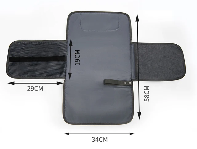 Fasciatoio Portatile XIANTIAN Pieghevole - Tascabile Per Viaggi Con Tante Tasche