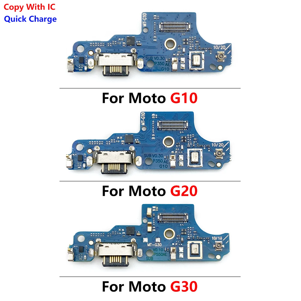 새로운 USB 충전 포트 잭 커넥터 충전 보드 플렉스 Moto G60 G100 G50 G31 G30 G20 G41 G10 Power G Power Stylus 2021 Pure