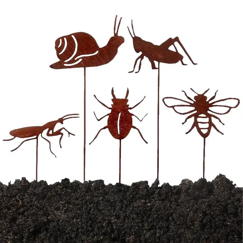 

Garden Stakes Fairy Wand Crafts And Garden Decoration 5Pcs Garden Snail Ant Decornti Outdoor Decor Garden Decorative Stakes