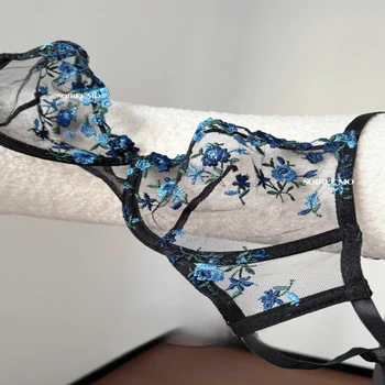 black-blue-bra-only