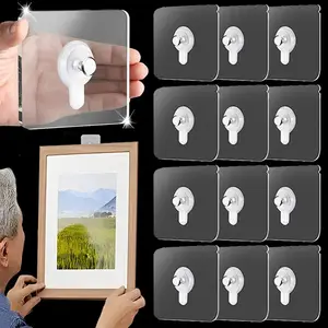 Non-marking Ma gicked Tape Clasp Hook Multi-purpose Wall Hooks Hanging for  Picture Frame Poster Hanging Strip Home Decor - AliExpress