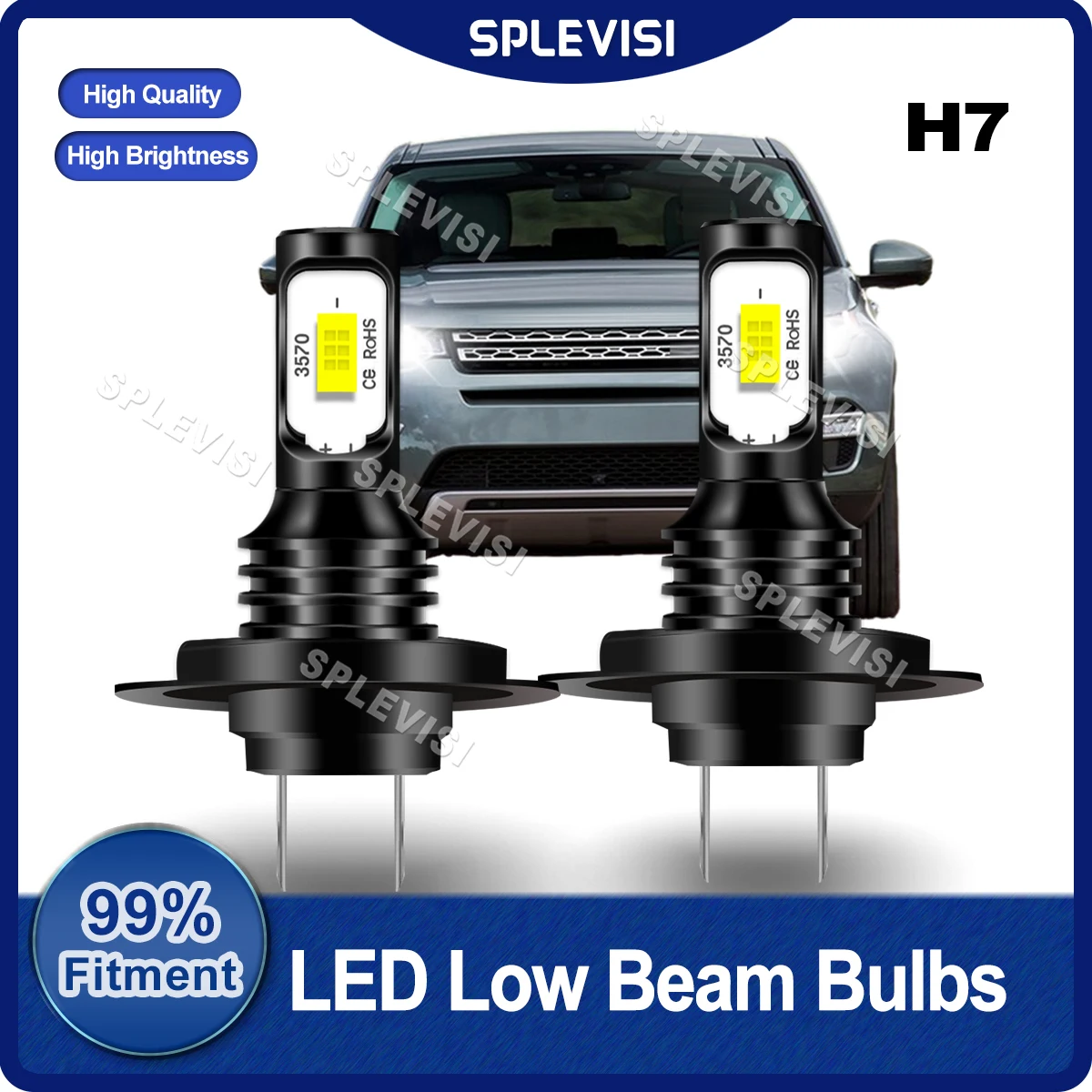 

SPLEVISI H7 LED Headlamp Low Beam 8000LM 9V-36V For Land Rover Discovery Sport 2014 2015 2016 2017 2018 2019 Replace Front Light