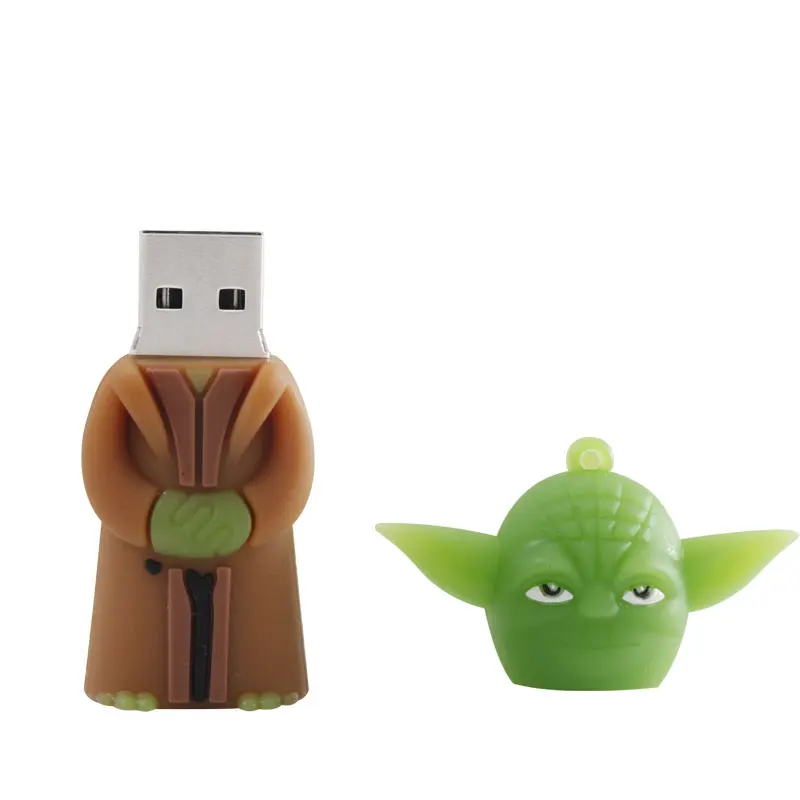 만화 군인 USB 플래시 드라이브, 귀여운 우주 군인 펜드라이브, 2.0 메모리 USB 스틱 펜 드라이브, 64GB, 128GB, 32G, 16GB