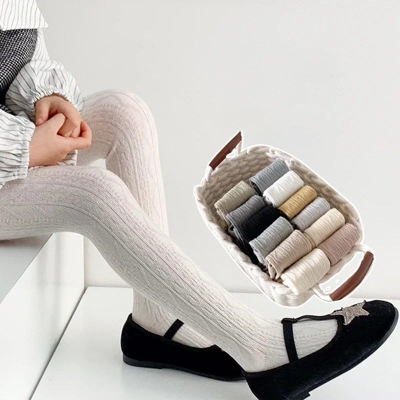 Baby Girls School Pantyhose Pants Leggings Tights Knitting Trousers kids pantyhose ballet tights toddler tights kids leggings