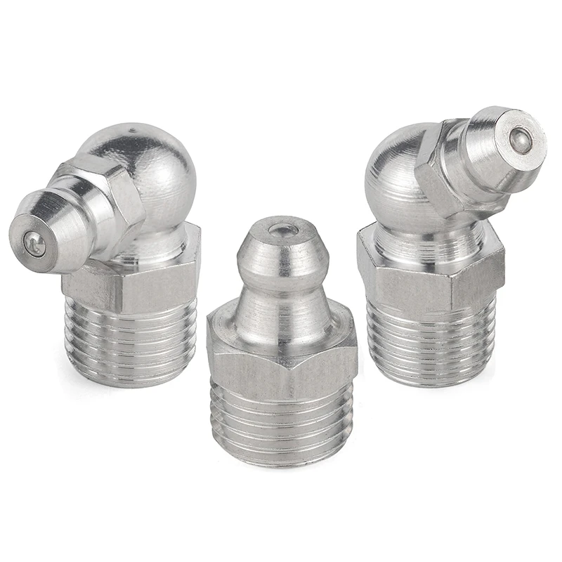 M10 M12 Stainless Steel 304 Grease Nipple Metric Male Thread Straight