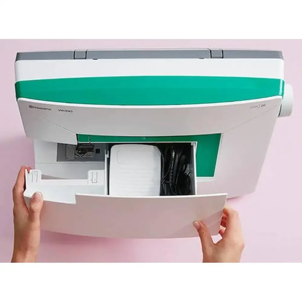 Jade 20 Sewing Machine Extra Large 8 Inch Sewing Space LED Lighting 82 Stitches Top Loading Bobbin Built-in Needle Threader 3