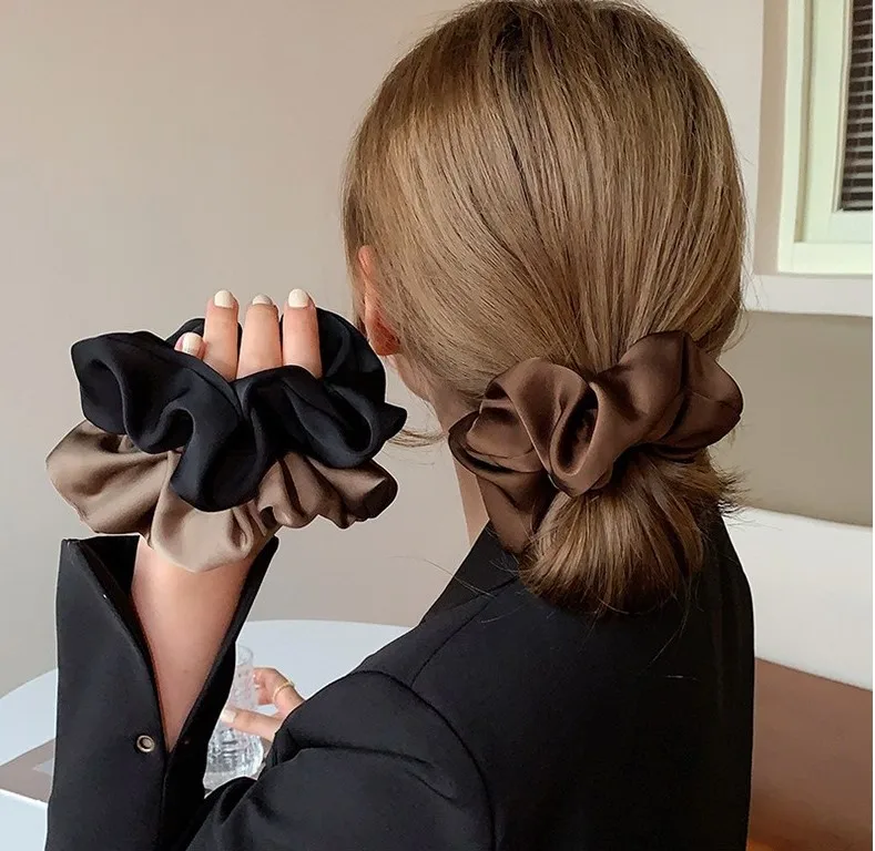Elastic Hair Bands Satin Silk Silk Scrunchie Accessories Hair Bands