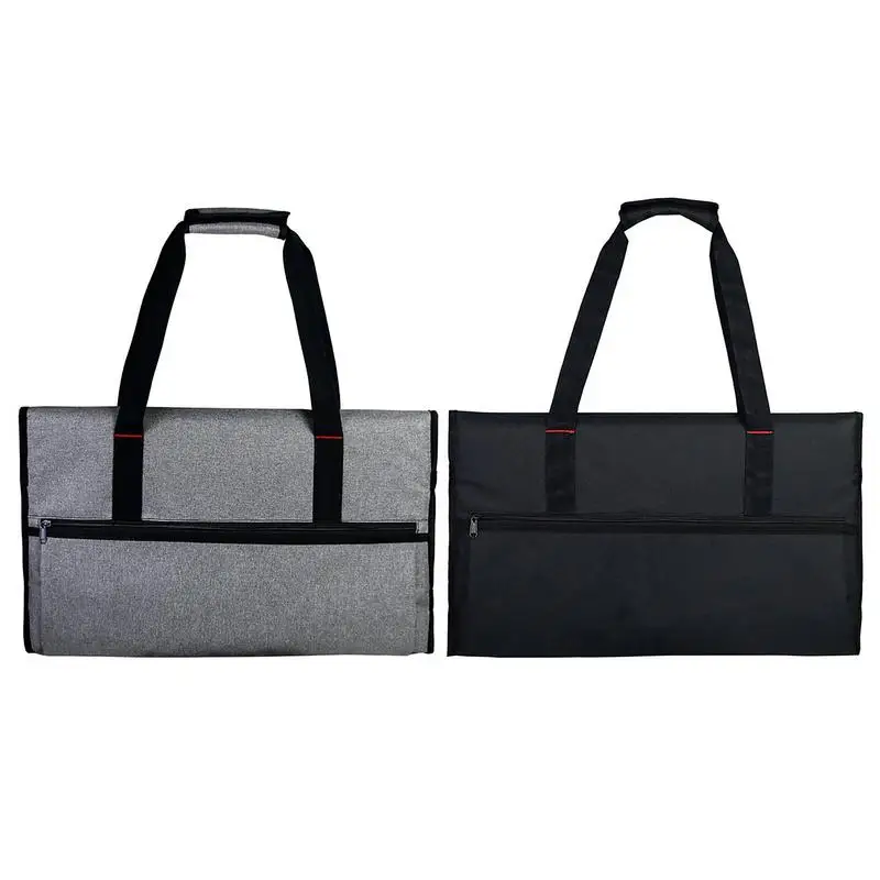 노트북 가방 케이스, 20-24 인치 방수 노트북 여행 운반 가방, 컴퓨터 모니터 매트 천 서류 가방 핸드백 