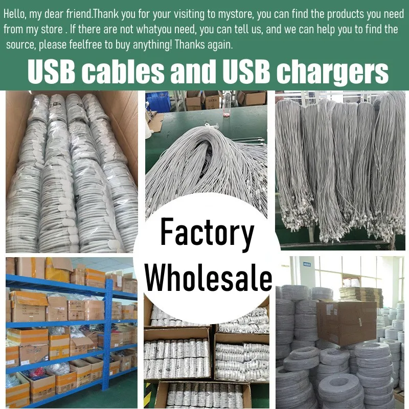 도매 USB C 타입 C 마이크로 USB 케이블 및 EU/US USB 충전기, 좋은 품질, 저렴한 가격