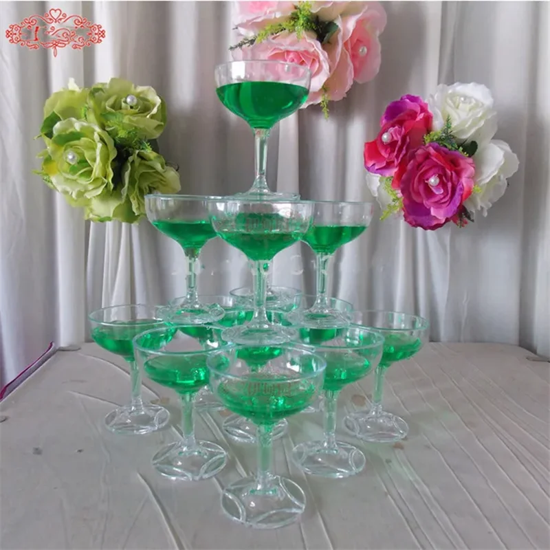 150ML transparent red wine glass juice cup Glass whiskey Cold Drink Champagne Goblet Cocktail glass for bar disco wedding props