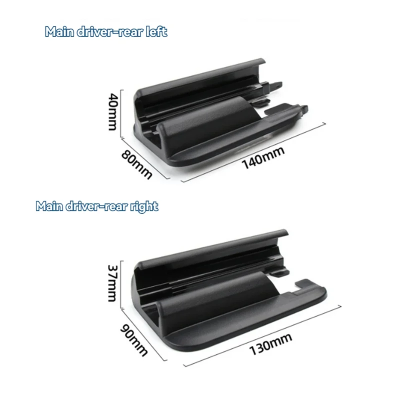 A77Q-자동차 시트 레일 가이드 커버 GLE GLS W167 2020-2024 용 트랙 커버 가드 운전자 좌측 후면