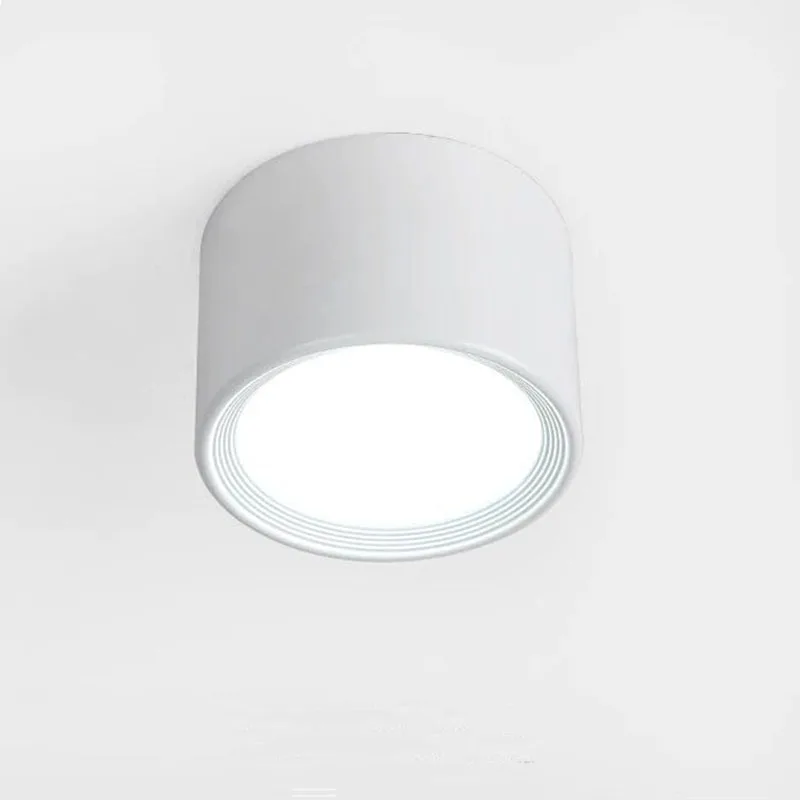 Dimmable no-hole surface mounted 12W 15W LED downlight 110V 220V ceiling light 5W 7W 9W cob led spotlight ceiling light led downlight ceiling lamps