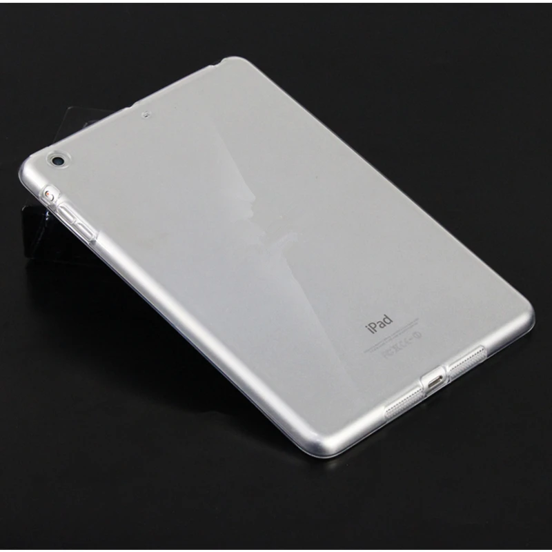 For New iPad 9.7 2017 2018 Case TPU Silicon Transparent Slim Cover for iPad Air 2 Air 1 Pro 10.5 Mini 2 3 4  Coque Capa Funda