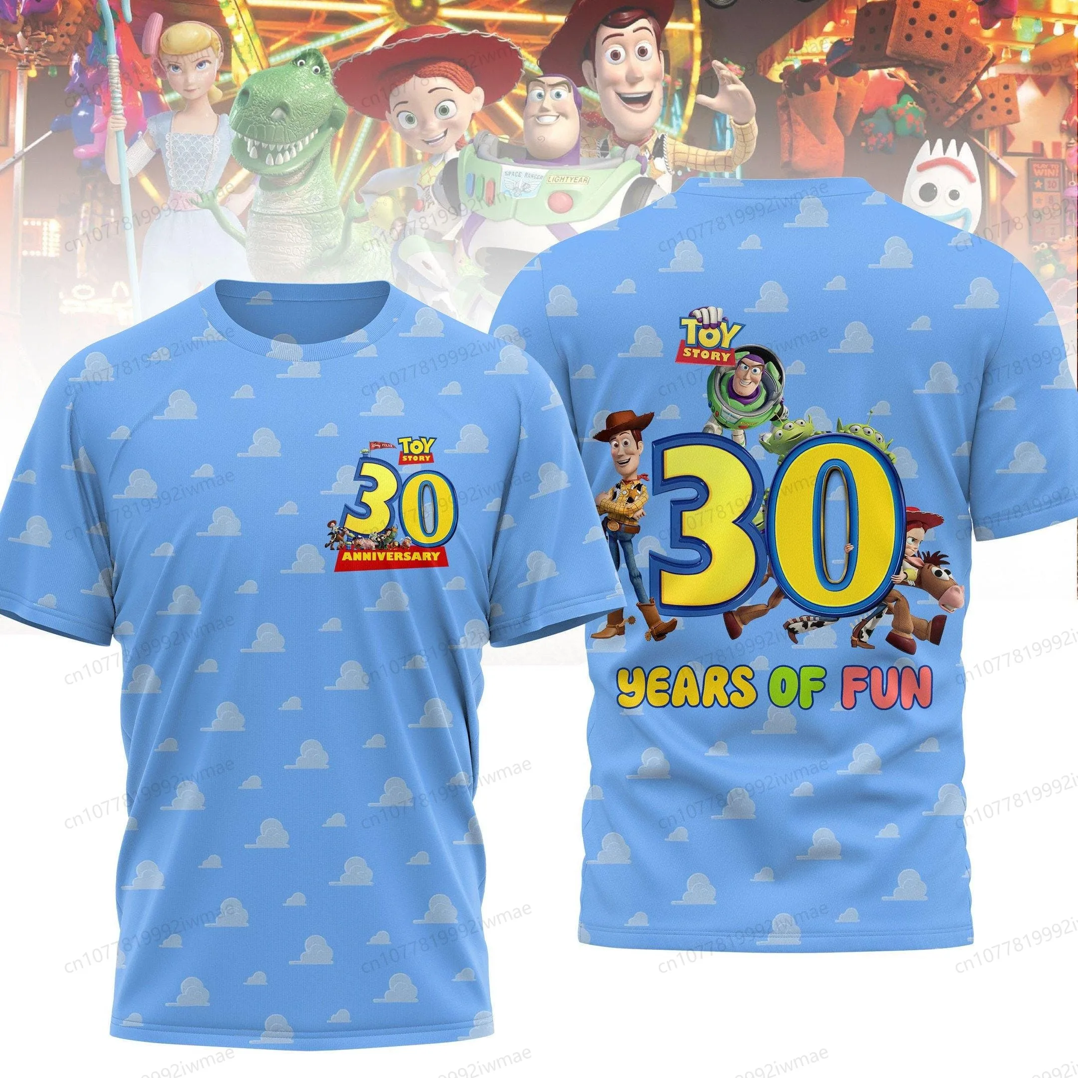 Toy Story 30th Anniversary Funny T-shirt, Pixar Woody Buzz