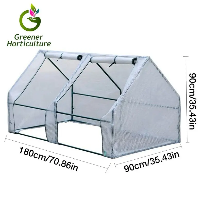 Description Picture 4 of item180x90x90CM Mini Greenhouse Cover Grow Tent Walk-in House Without Bracket With Roll-Up Shutters Door