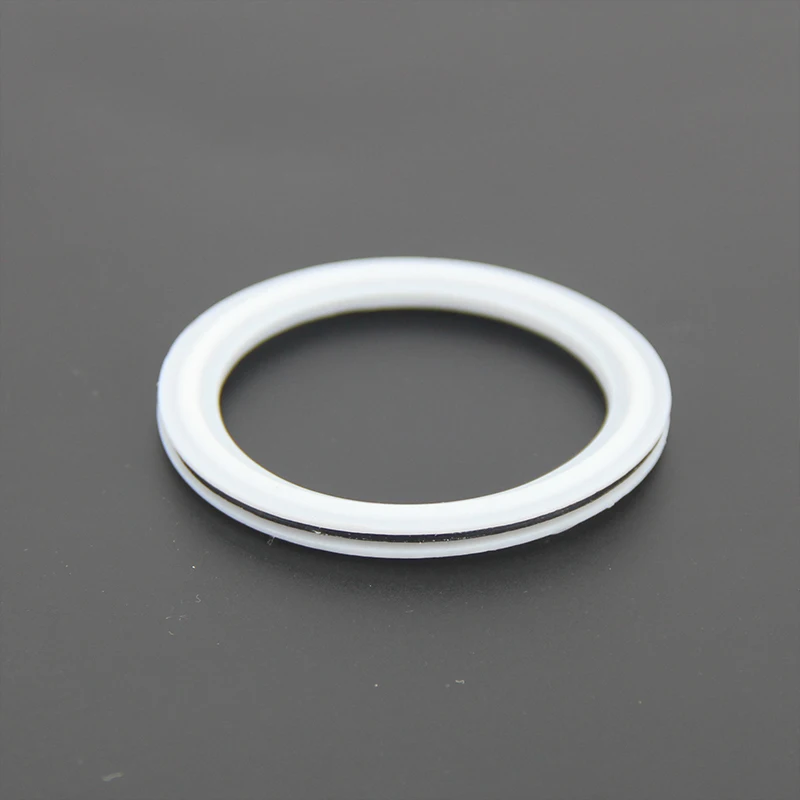 2 Inch Tri Clover Envelope Gasket PTFE with EPDM Liner Tri Clamp Sandwich PTFE/EPDM Gasket