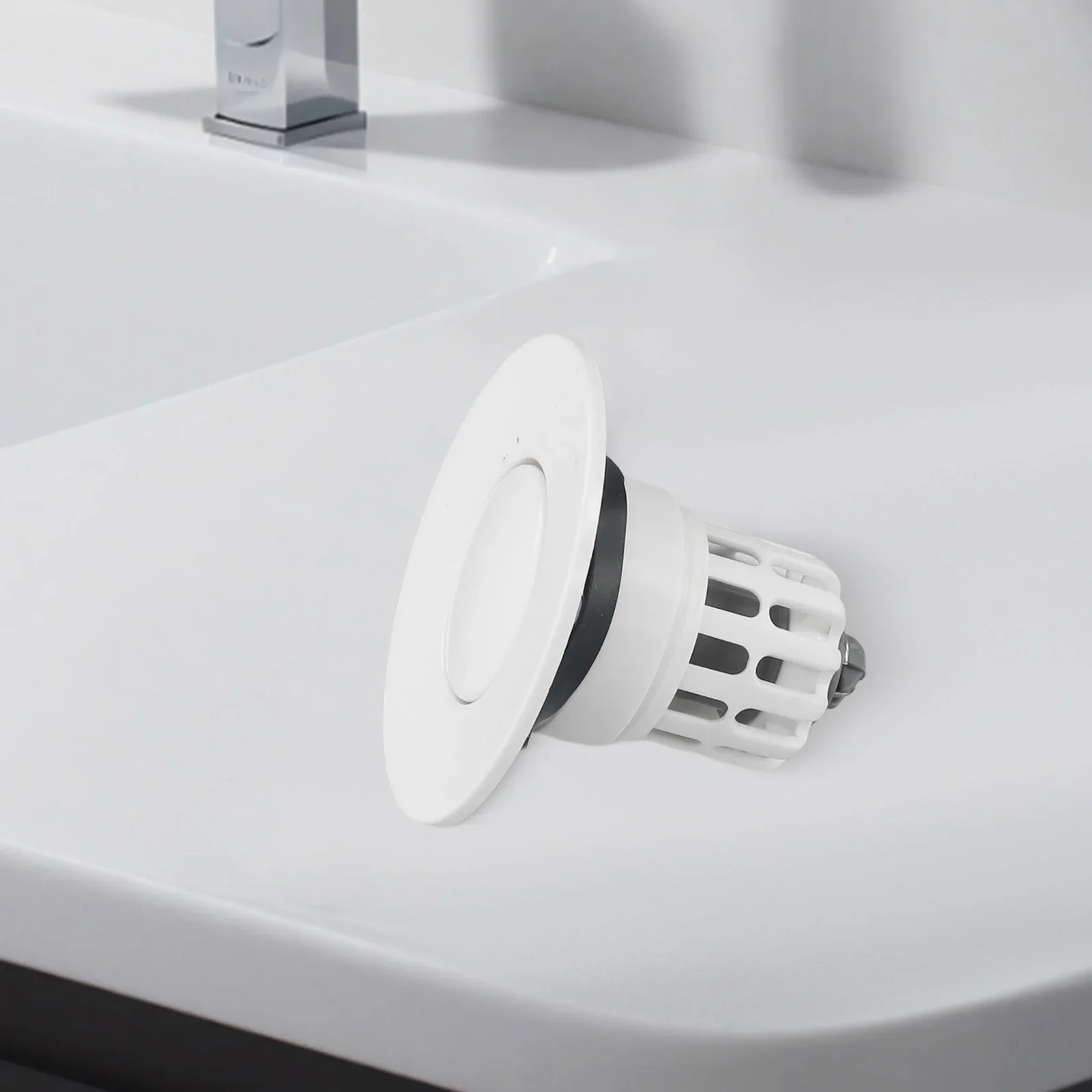 1 Pcs Bathroom Sink Drains ABS Pop-Up Bounce Core Basin Drain Filter Hair Catcher Shower Sink Strainer Bath Stopper Tools