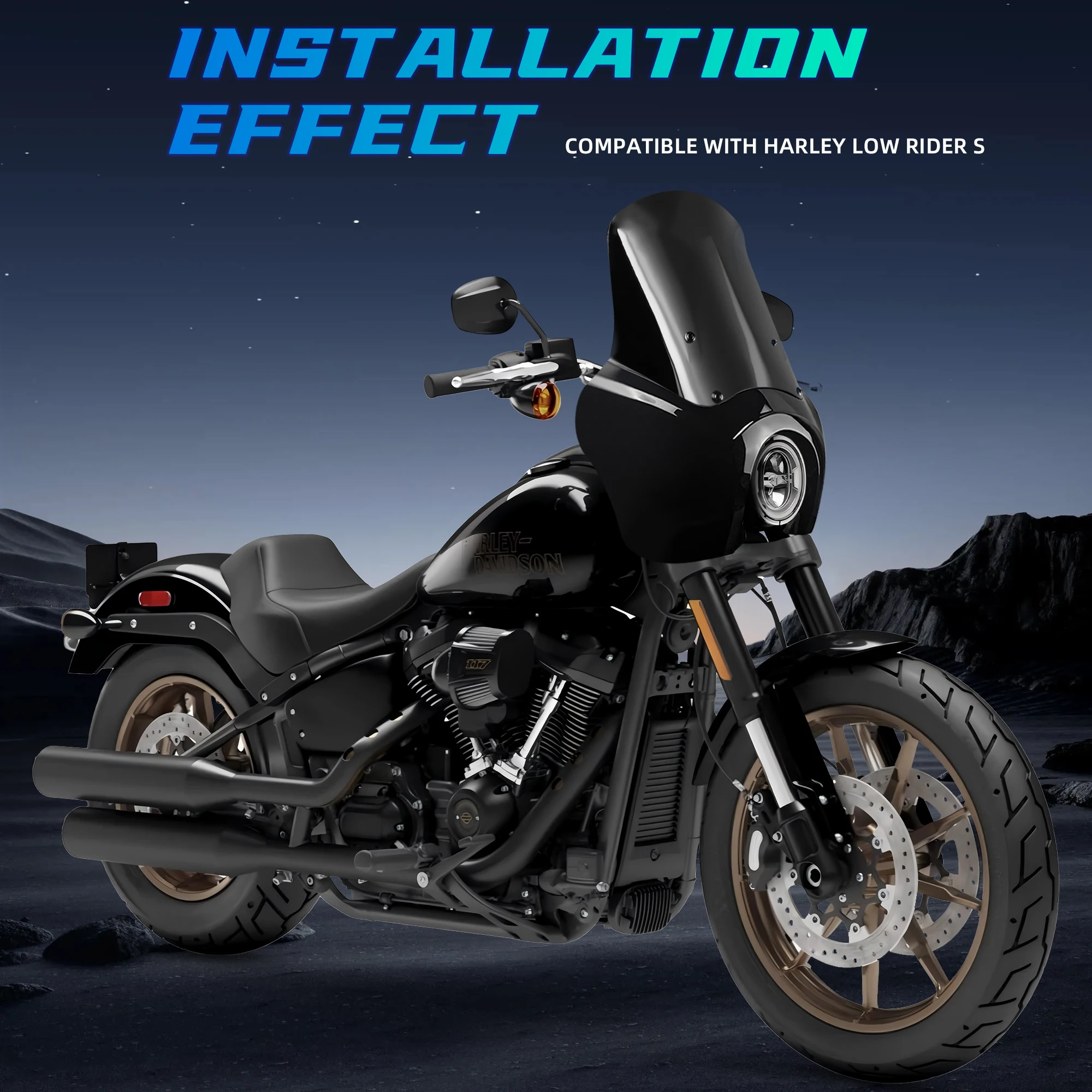 CBC Cali TSport Fairing Front Motorcycle Fairing For Motorcycle Club Style Only For Harley Softail Low Rider S FXLRS -
