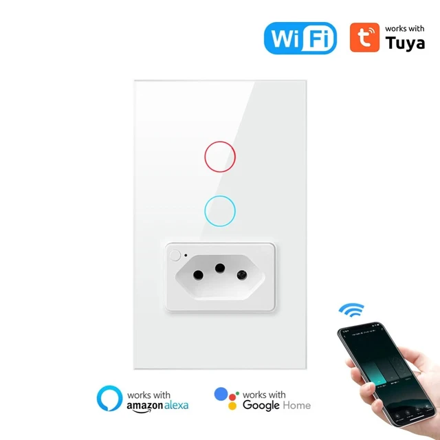 Switch Plug Alexa Smart Brazil  Wifi Power Socket Smart Alexa - Wifi Smart  Socket - Aliexpress