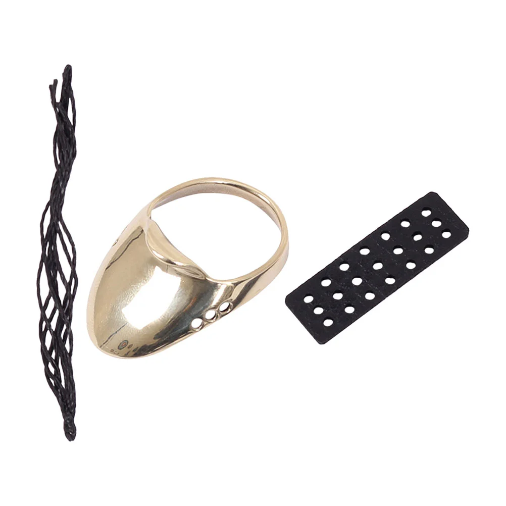 

20/22/24mm Brass Archery Thumb Ring Finger Guard Archery Bow Shooting Protector Gear For Outdoor Archery Hunting Accessories