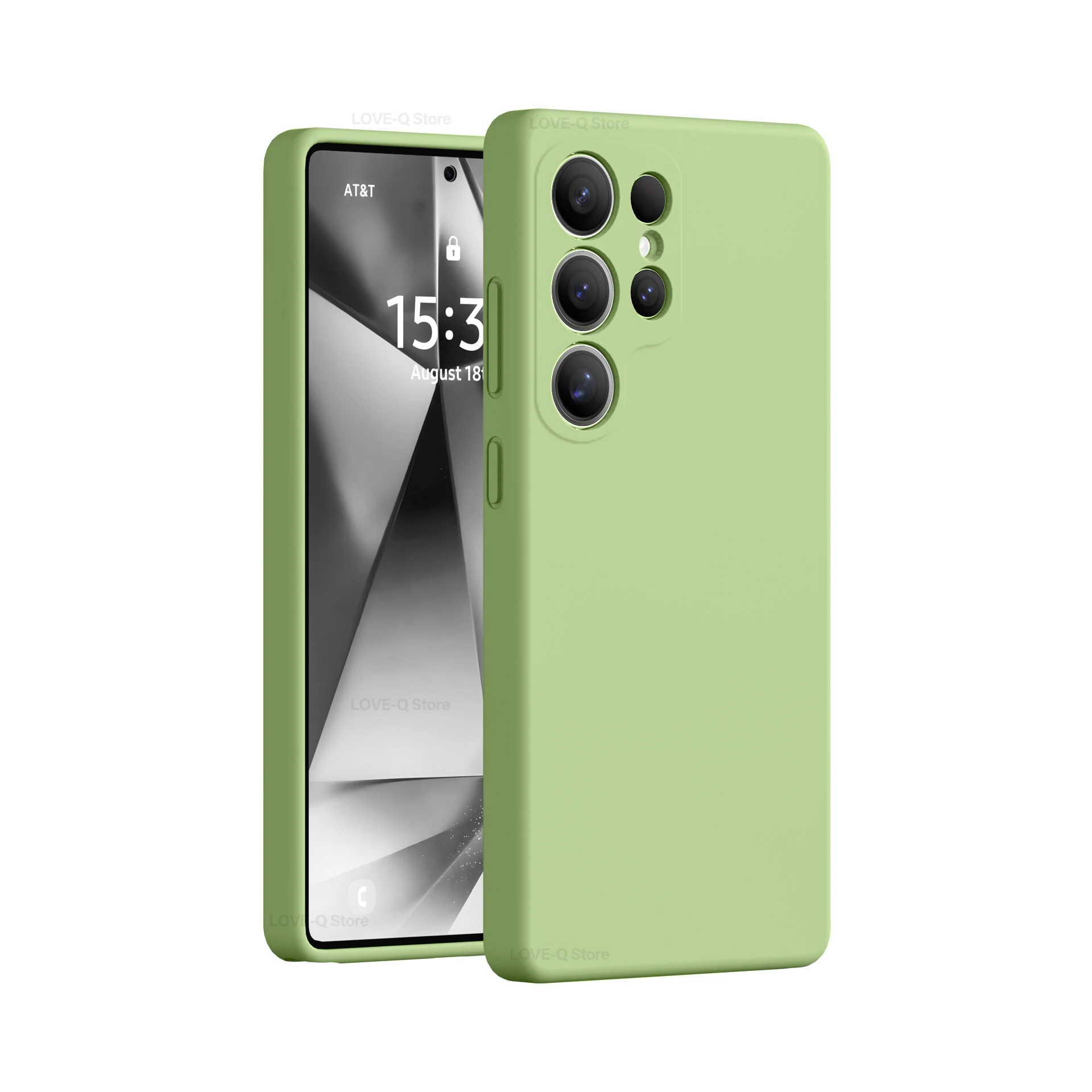 Luxury Liquid Silicone Soft TPU Phone Case Cover