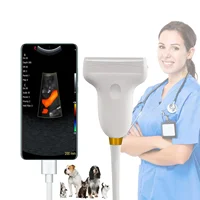 Veterinary Wired Ultrasound Scanner Portable Color Doppler 3.5/7.5Mhz Convex Probe for Andriod Phone with Type-c Port 2