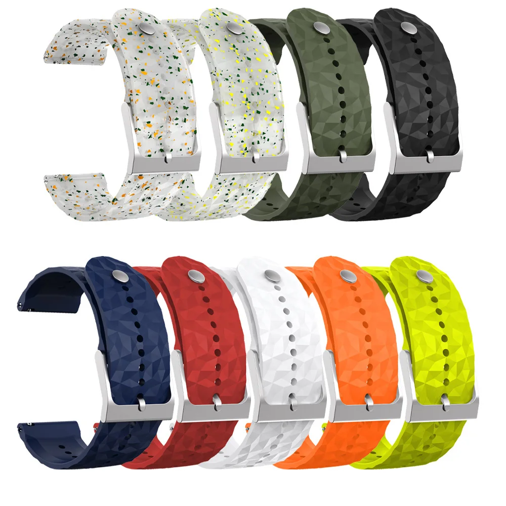 Waterproof Silicone Watch Strap - 24mm Premium Band for Enhanced Comfort and Durability
