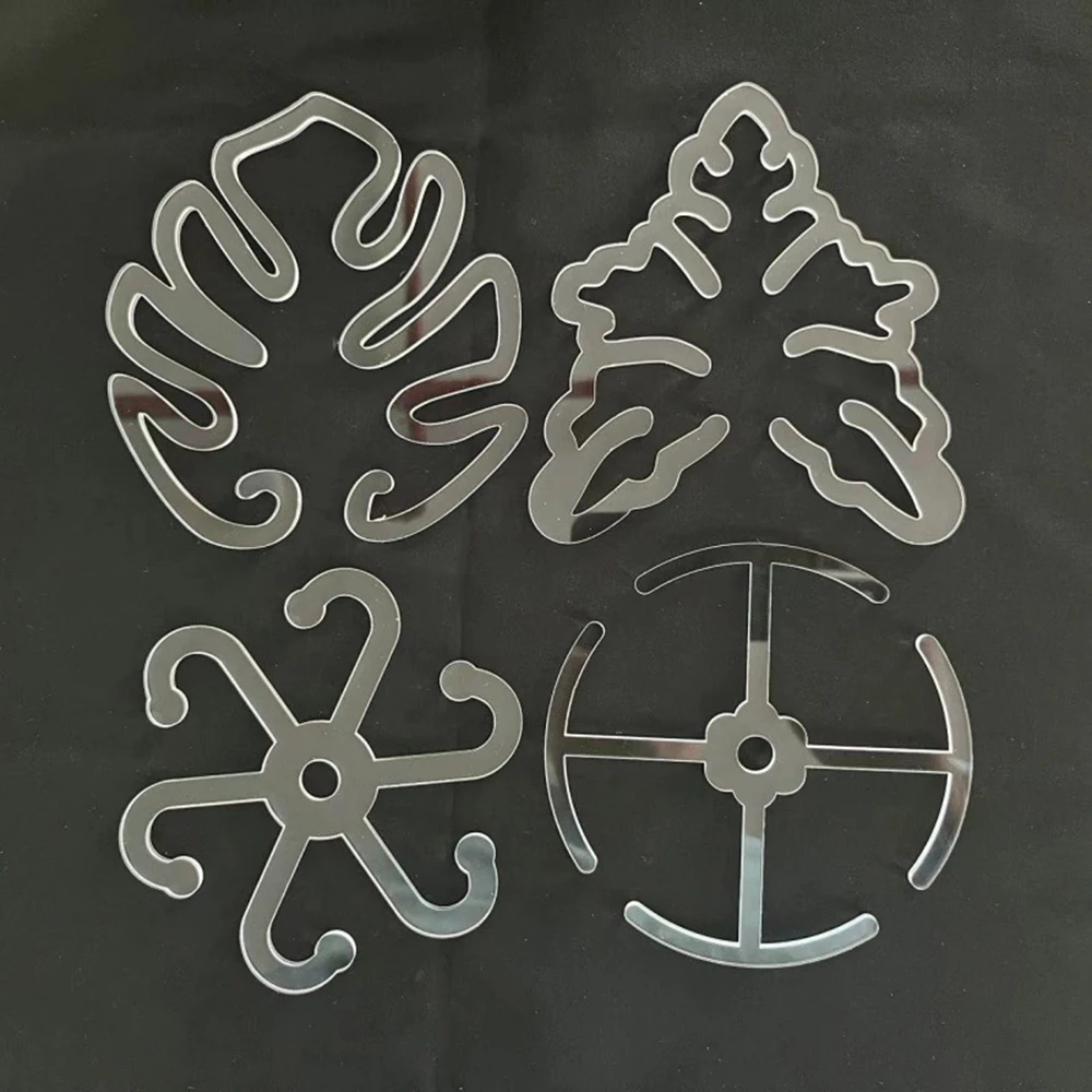 Plant Stem Support Reusable Clear Plastic Leaf Plant Support Indoor And Outdoor Wide Range Plants Flowers Fixed Bracket