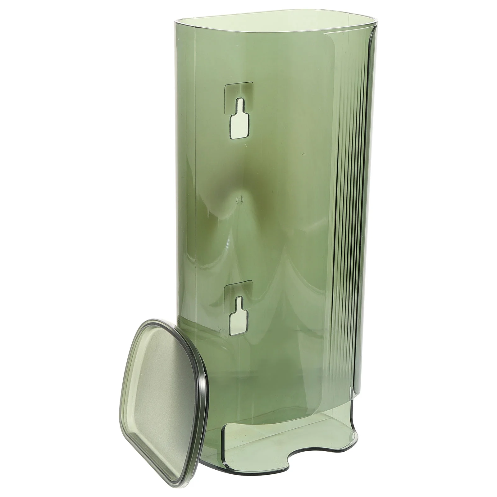 

Wall-mounted Storage Box Trash Bag Dispenser Plastic Organizer Draw Holders Bags