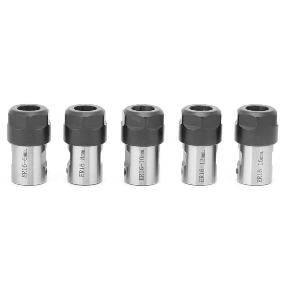 Milling Cutters ER16A Collet Chuck Motor Shaft Spring Clamp Steel 40mm Length 6mm/8mm/10mm/12mm/16mm C20-ER16-40L