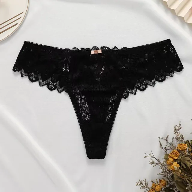 SUMMER 3PCS Women Lace Thong G-string Panties Sexy Floral