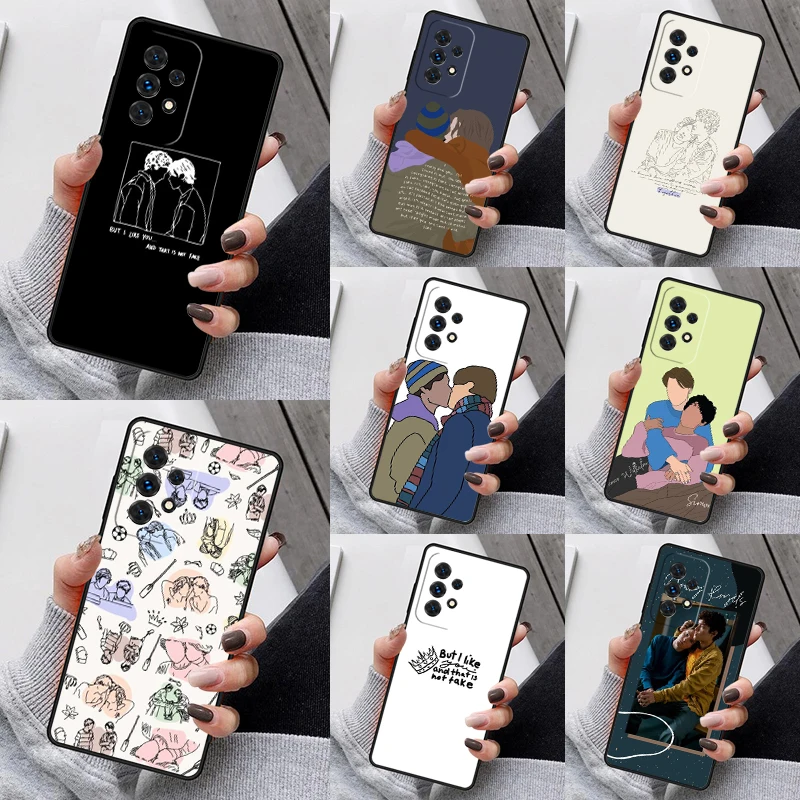 Young Royals Simon E Custodie Per Telefoni Guanciali Funda Per Samsung Galaxy A13 A53 A73 A12 A22 A32 A52 A51 A71 A80 A91 Coque