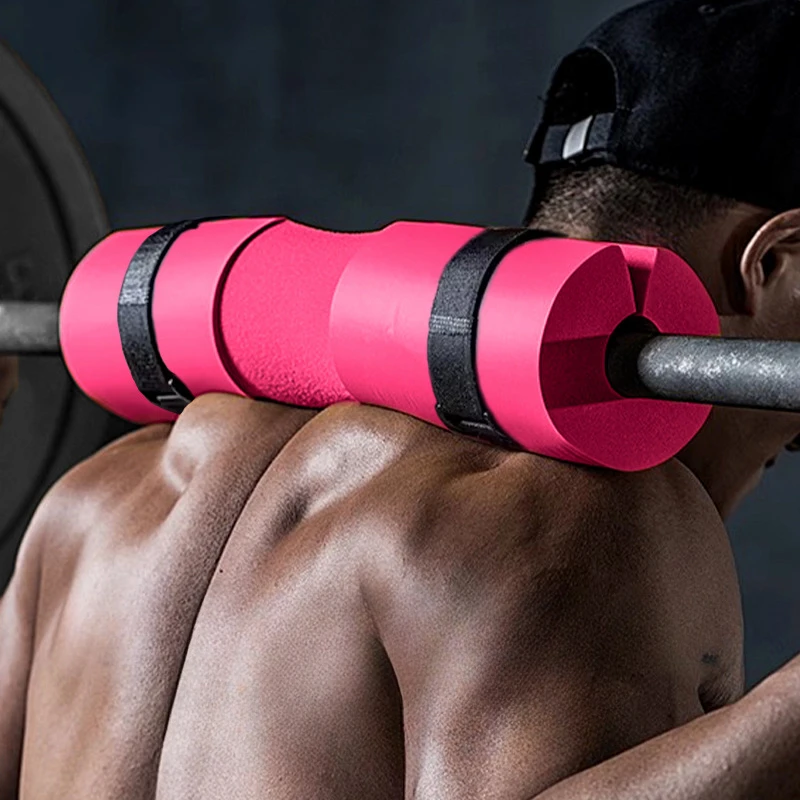 Squat Shoulder Barbell Thickened and Lengthened Bench Press Pads Hip Bridge Hip Push Protective Lifting Rod Cover Neck Protector barbell grip pad
