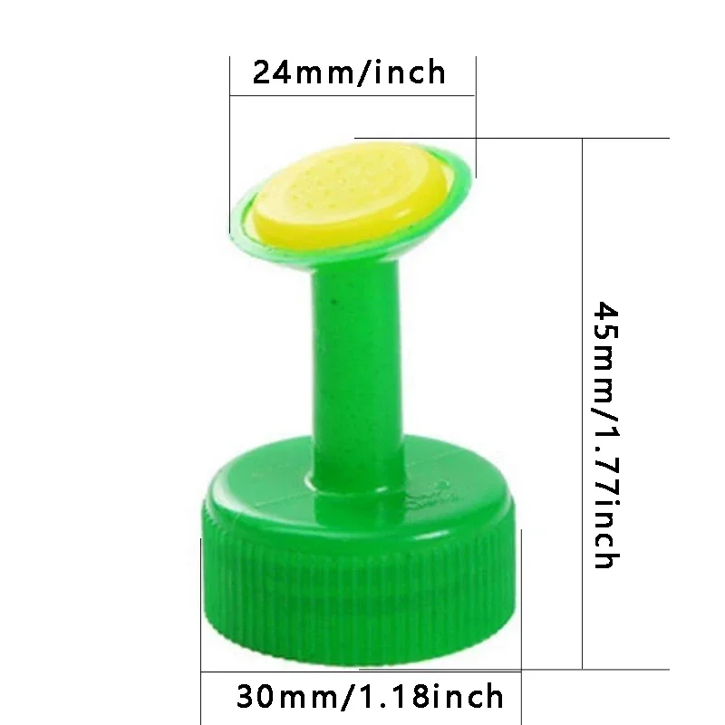 10Pc Simple Bottle Cap Sprinkler Garden Plastic Flower Watering Nozzle for Home Watering Flowers and Vegetables Garden Tools 2