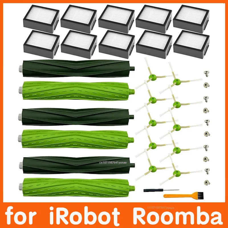 Premium Hepa Filter Dust Bags and Cleaning Accessories Set for Robot Vacuum Cleaners