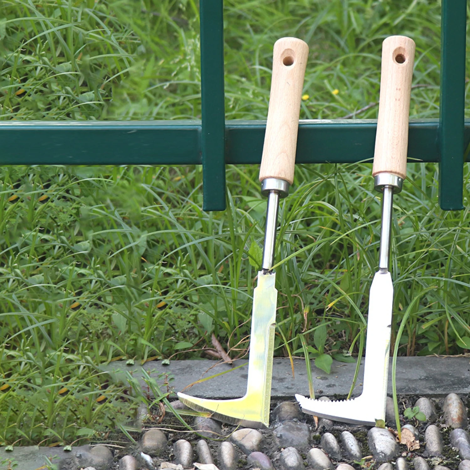 Manual Weeder Road Crack Weeder Crack Weeder Tool Hook Root Lifter Puller L Shape Gardening Weeder Sickle Mower 2