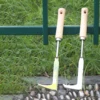 Manual Weeder Road Crack Weeder Crack Weeder Tool Hook Root Lifter Puller L Shape Gardening Weeder Sickle Mower 2