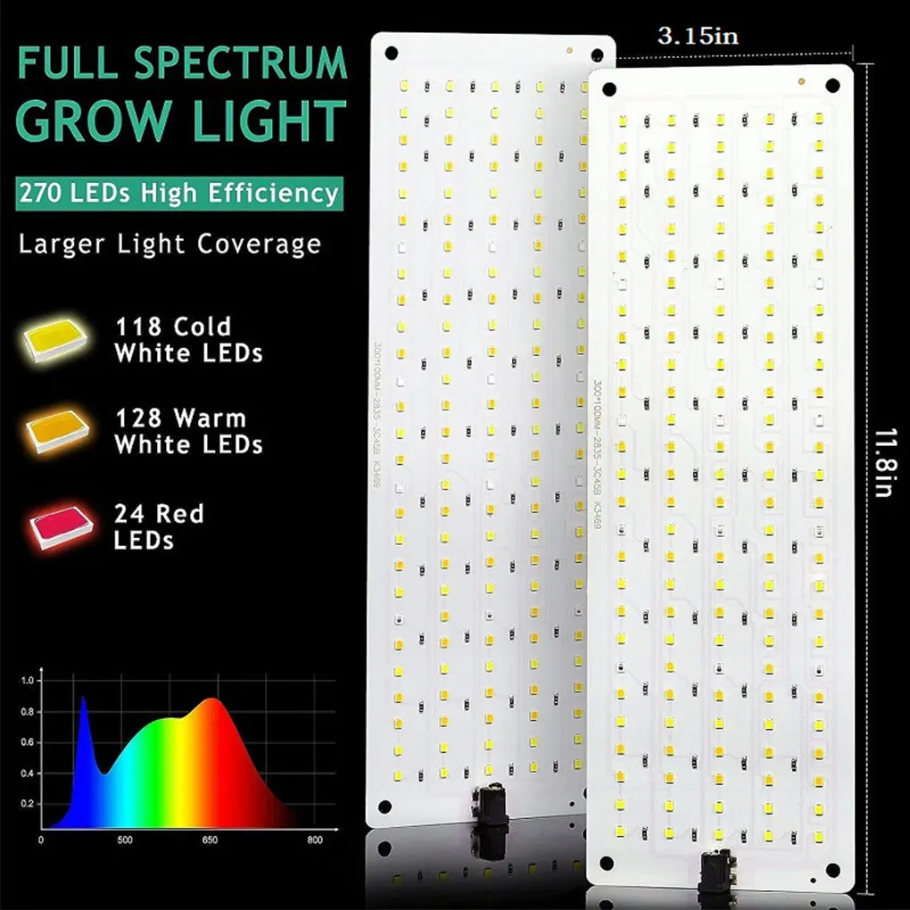 

Indoor Plant Growth Light Full Spectrum LED Plant Lamp For Improved Photosynthesis Pest Disease Control Grow Light